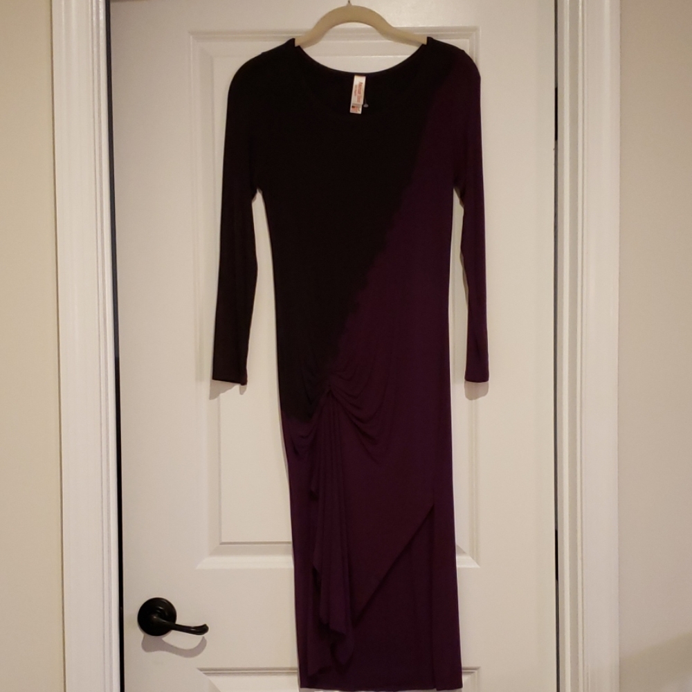 NWOT 2tone Berry Jersey Dress